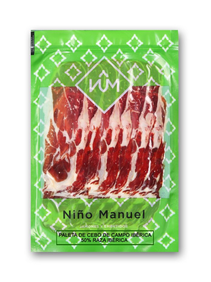 Paleta de Cebo de Campo Ibérica 50% Raza Ibérica – Loncheado (100 g)